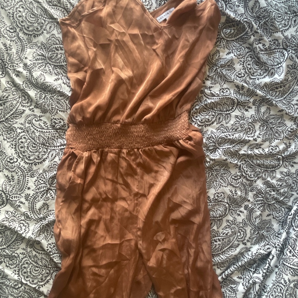 And Now This Tan Jumpsuit